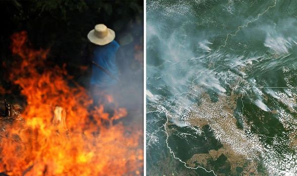 브라질 아마존 화재 대참사 진행중