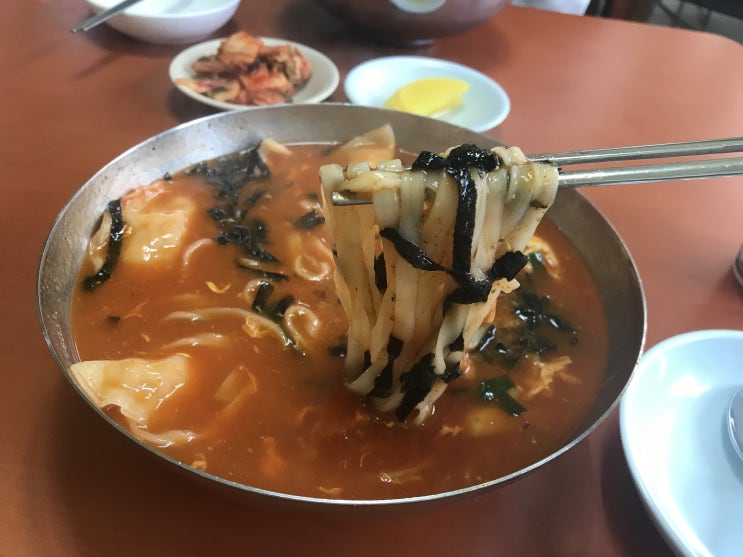  [강원도 동해/ 묵호항] 장칼국수/ 오뚜기칼국수