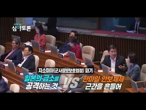  지소미아 파기(종료) 찬성이다 VS 반대한다