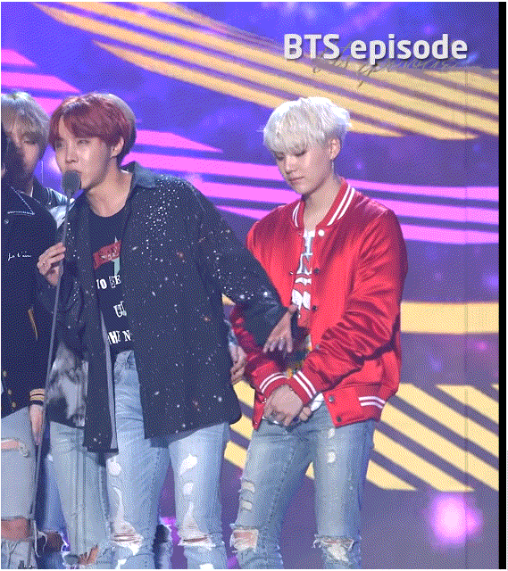  방탄소년단[BTS]2017년 올해의 더베스트송 수상소감 RM 슈가 제이홉