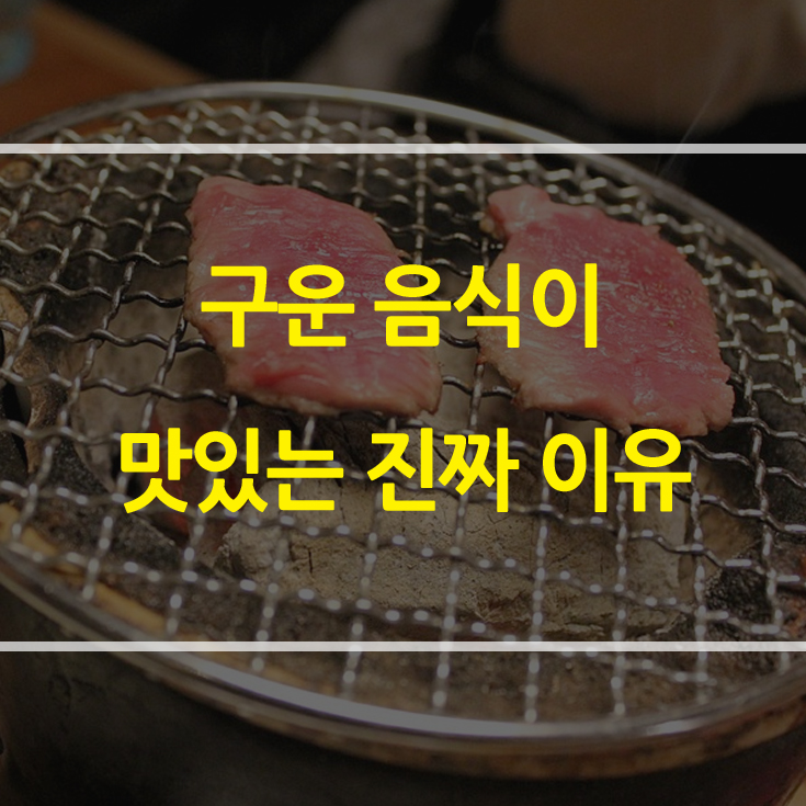  구운 음식이 맛있는 진짜 이유 (Feat.마이야르, 캐러멜라이징)