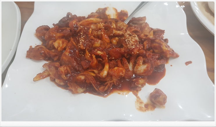  청주 풍차쭈꾸미! 숯불맛 쭈꾸미! 분평동 맛집~
