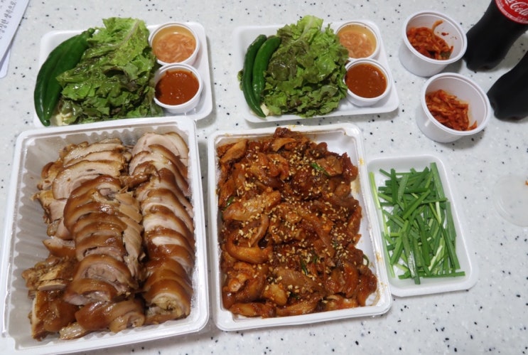  간석동 배달맛집 한방양스족발 불족발 맛있어요
