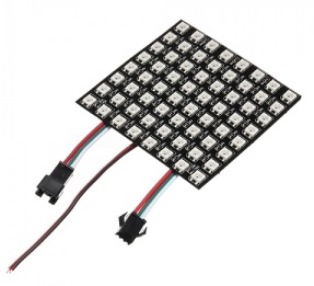 Flexible 8x8 NeoPixel RGB LED Matrix 사용 Flexible 8x8 NeoPixel RGB LED Matrix 사용