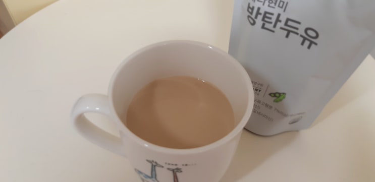  베타현미와 코코넛오일이 들어가서 건강한 방탄두유