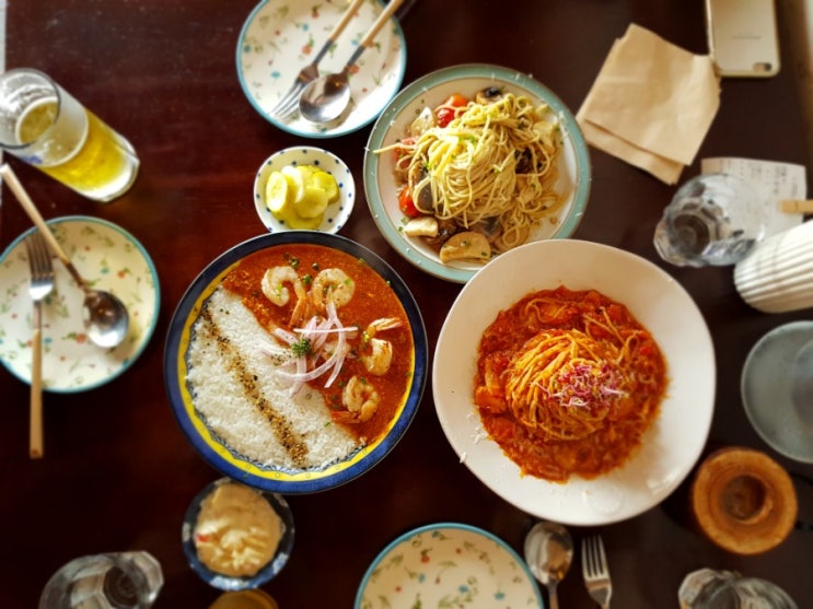  경주 맛집 황리단길 맛집 독특한 동남아 퓨전 파스타집 한옥 파스타 [시즈닝]