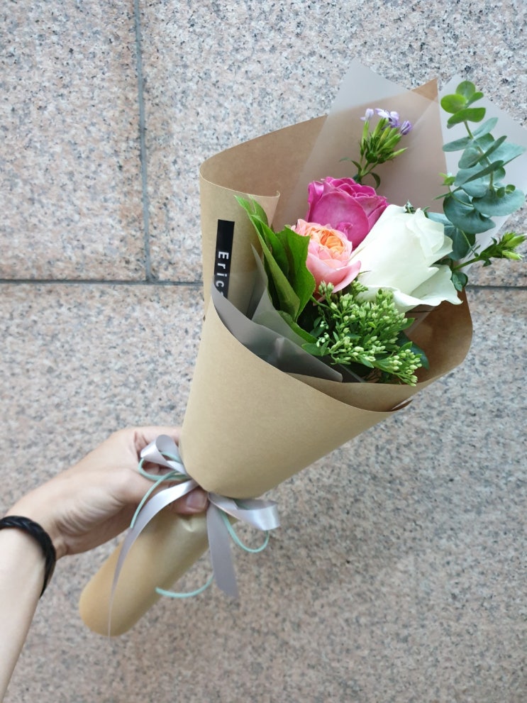  [을지로입구꽃집, 명동꽃집] 외국인 손님께서 만들어간 예쁜 미니 꽃다발