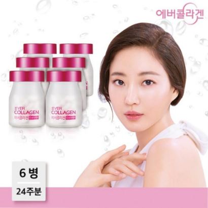  (32% 할인)에버콜라겐 6병 24주분 저분자 먹는 피쉬 어류콜라겐