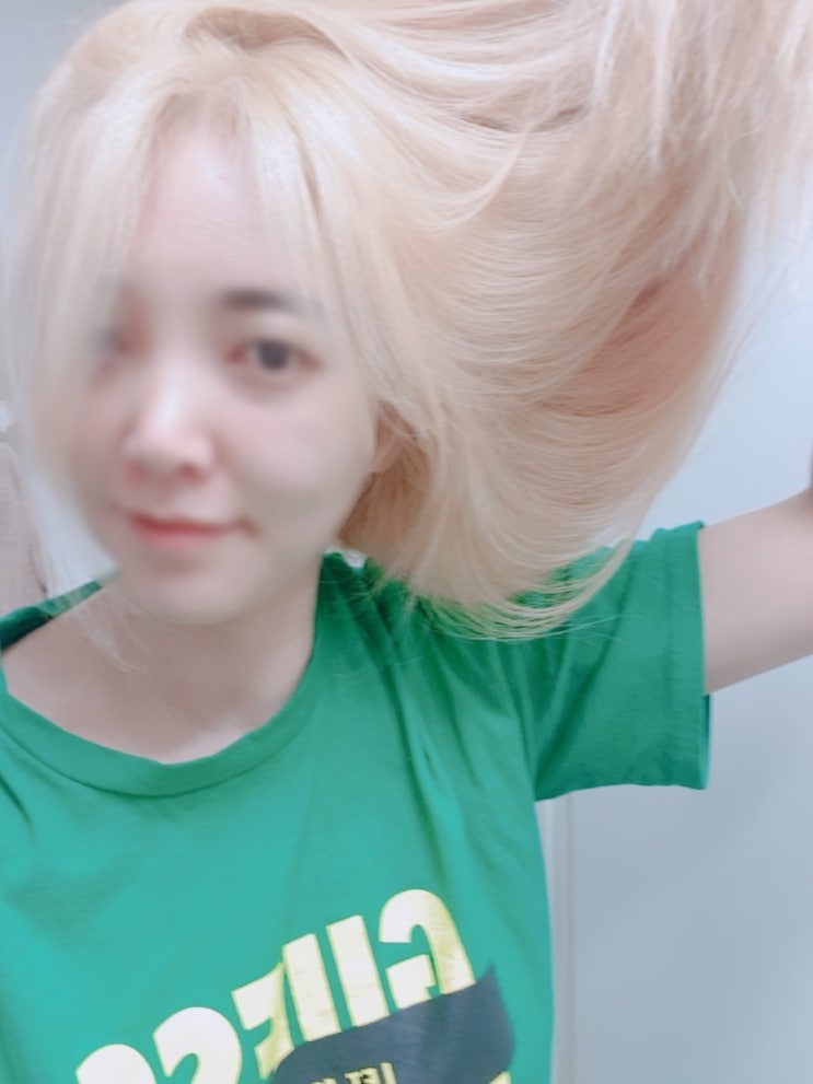  파놀라 노옐로우 보색샴푸 긴머리 탈색 3번 애쉬그레이 염색