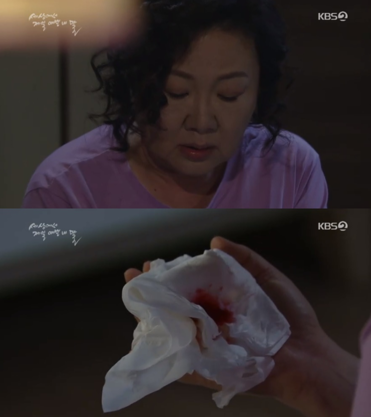  '세상에서 제일 예쁜 내 딸'89회,90회,8월24일 방송리뷰.. 김해숙, 딸들 무관심 속 피 토했다…불치병 걸렸나