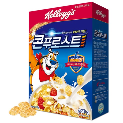  켈로그 콘푸로스트 시리얼, 660g, 1개