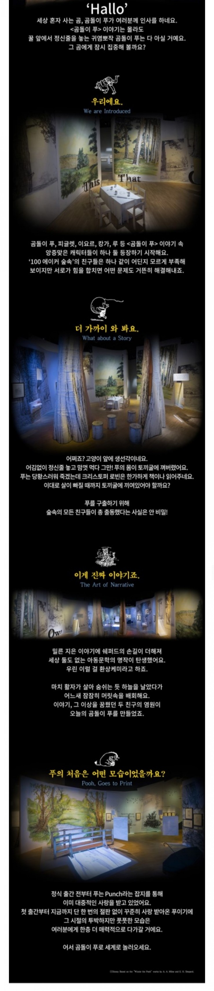  곰돌이푸 전시