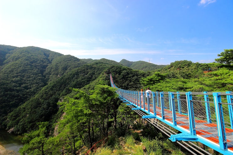  원주 소금산 출렁다리 산행,삼산천과 섬강이 예쁜등산코스
