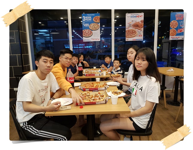  필리핀알라방홈스테이 금요일은 피자 타임~