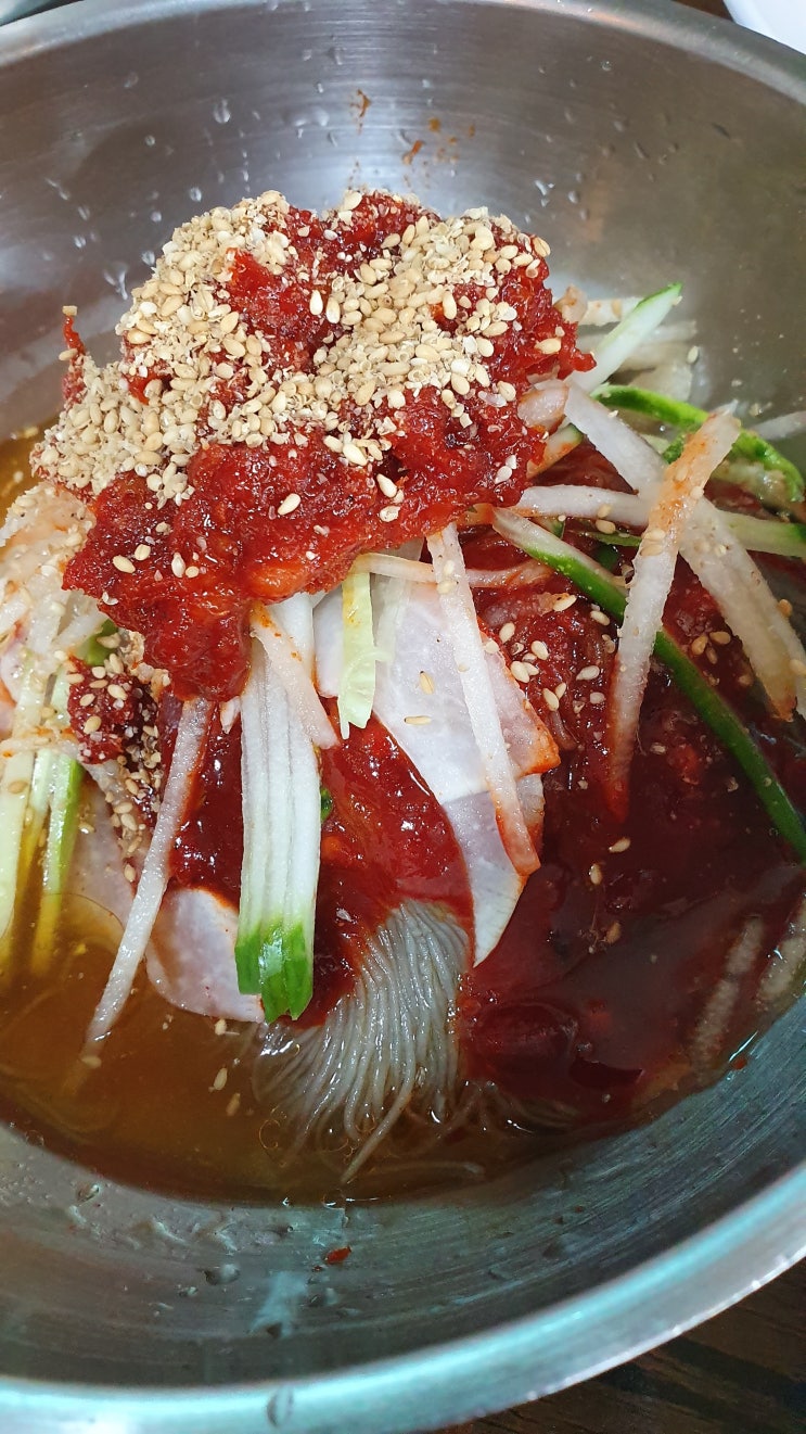  경기도 이천 속초코다리냉면 비빔냉면 중독성있는 맛집