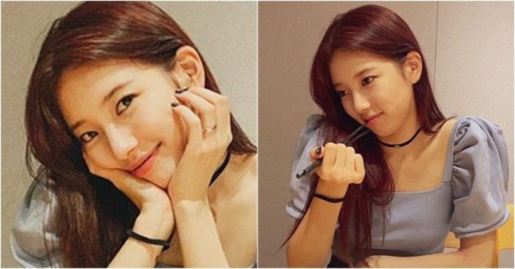  “적색 양파 색 염색했어요”…수지, 러블리 근황 공개!!