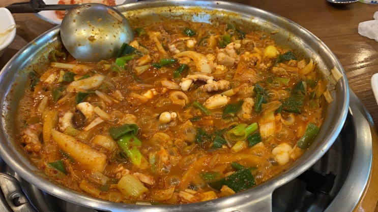  20190825 일상 부산맛집추천 부산낙곱새 개미집 + 오늘의하늘 , 산책