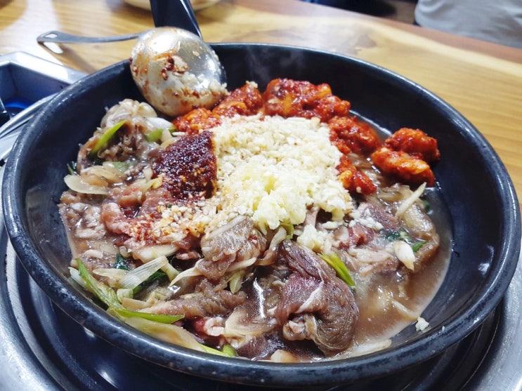  대구｜진미 식육식당에서 대창 불고기 먹었어요