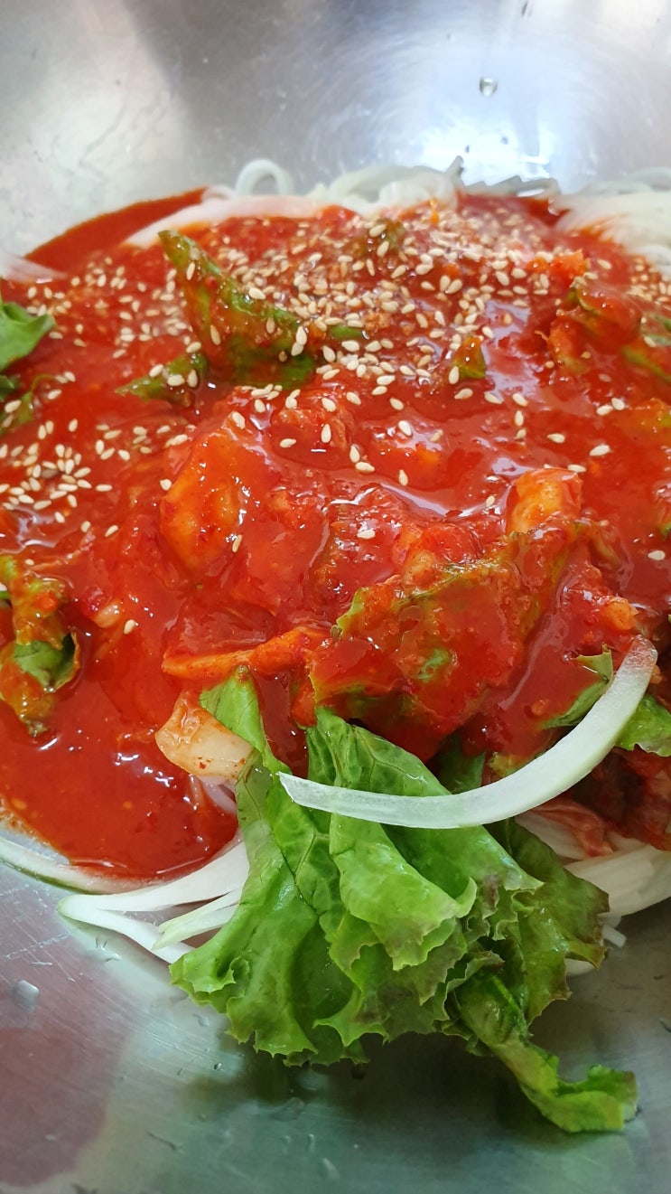  김포 뚝방국수 잔치 비빔국수 가볍게 한그릇 생활의달인