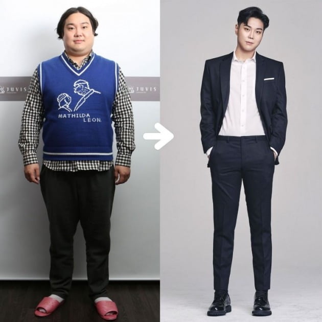 '완벽 슈트핏' 유재환, 4개월 만에 32kg 감량