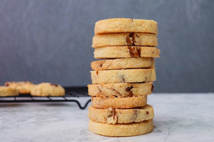 초간단 피칸 숏브레드 쿠키 만들기 - 저탄수, 무설탕, 무 밀가루 건강 간식 만들기!