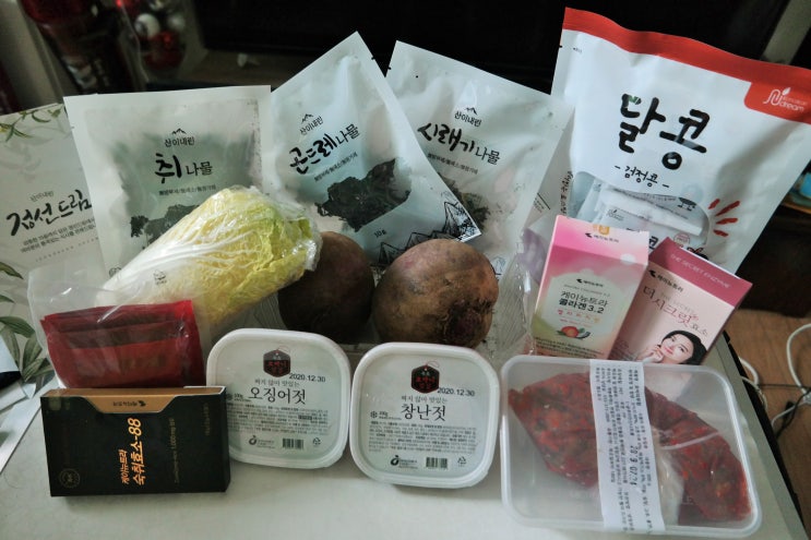  7월밥상 건강한 먹거리를 담아낸 정선드림