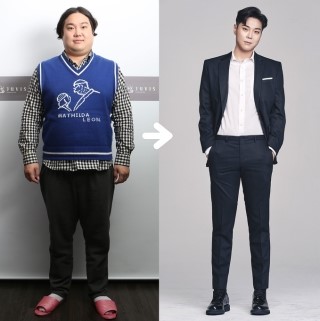 쥬비스, 유재환 32kg 감량 다이어트 성공 사진 공개