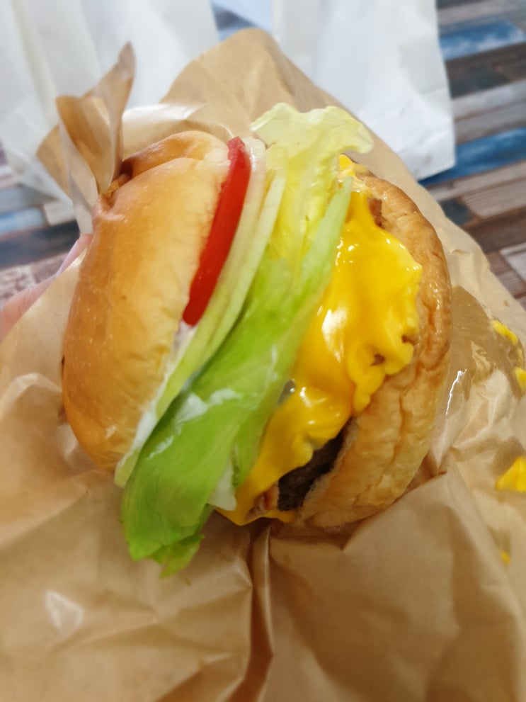  잠원동 신사 논현 수제 햄버거 맛집 // 【버거베어】