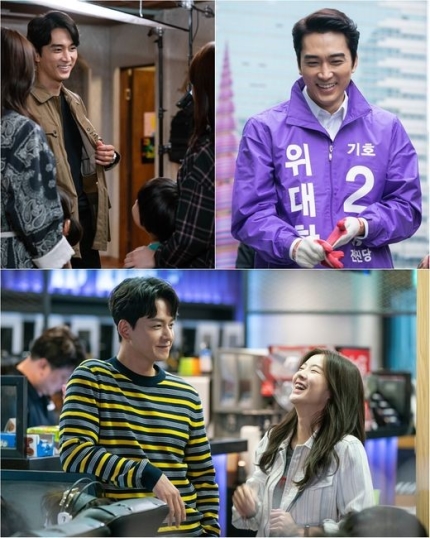 ‘위대한쇼’ 송승헌·이선빈·임주환·노정의, 눈만 마주쳐도 웃음 폭발 ‘위대한쇼’ 송승헌·이선빈·임주환·노정의, 눈만 마주쳐도 웃음 폭발