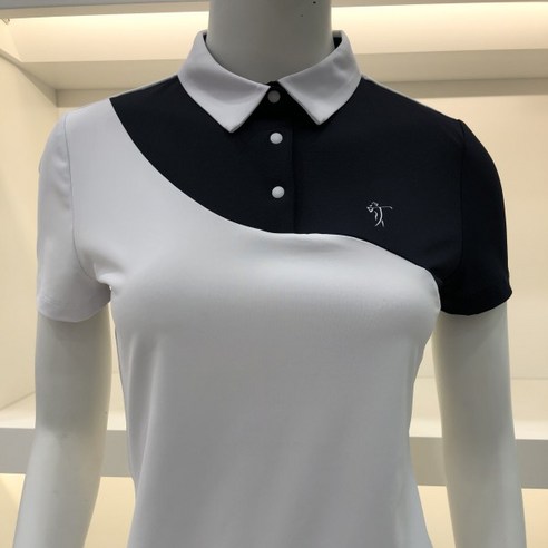  LPGA 고진영 착장 특별할인 컬러 배색 티셔츠 L192TS528P