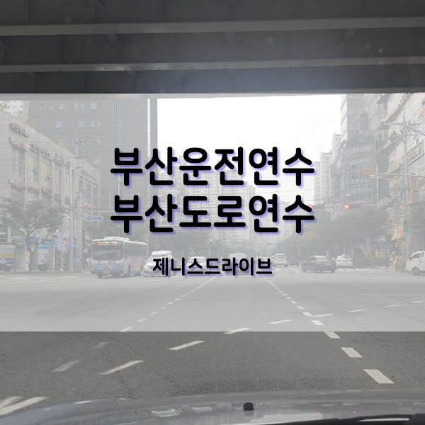 부산 북구 화명동도로연수 직장까지 주행