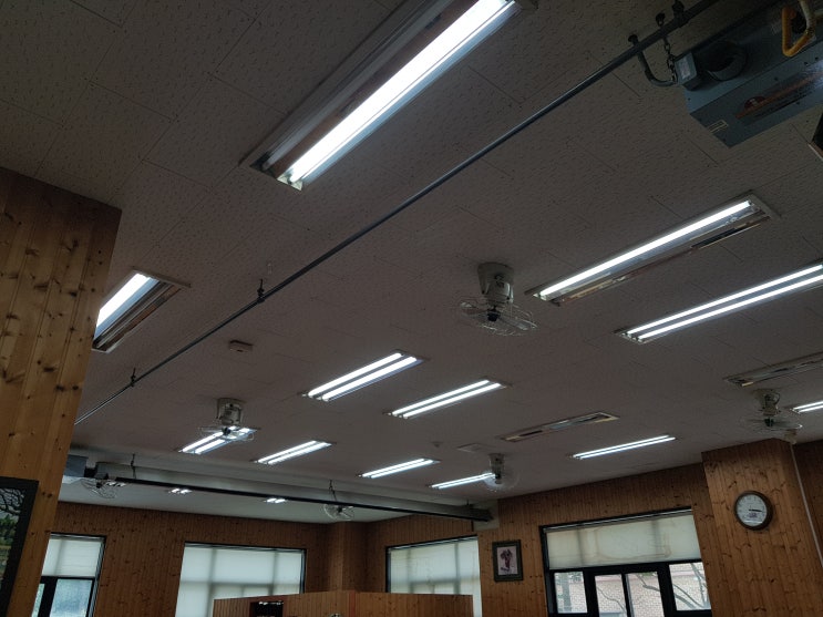  인천 전기공사, 학익동 평생학습관 LED등 교체공사