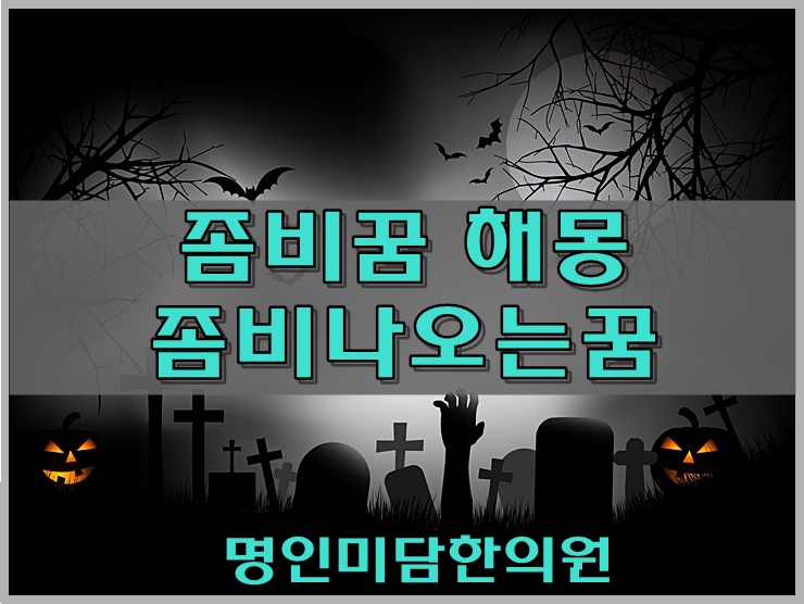  좀비꿈 좀비나오는꿈