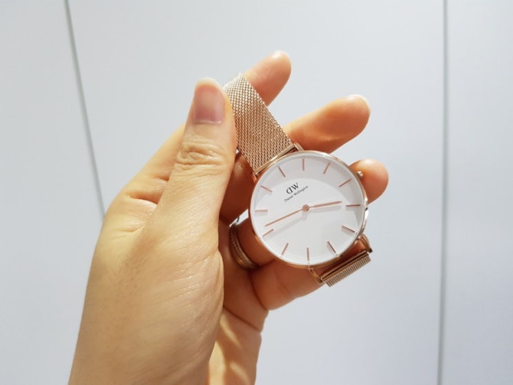  다니엘웰링턴 신제품 이성경시계 Grand Petite 36mm출시! 커플시계로도 좋네
