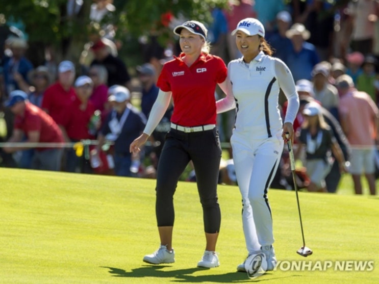  Lpga 캐나다에서 4승 고진영 & 브룩 핸더슨