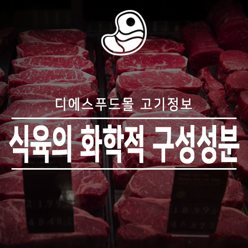  [디에스푸드몰 고기정보]식육의 화학적 구성성분