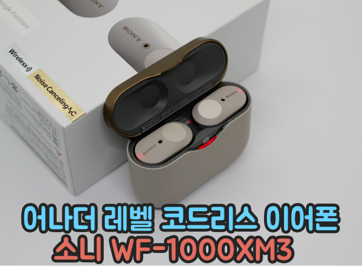  [SONY] 소니 WF-1000XM3 노이즈캔슬링 이어폰 끝판왕사용기