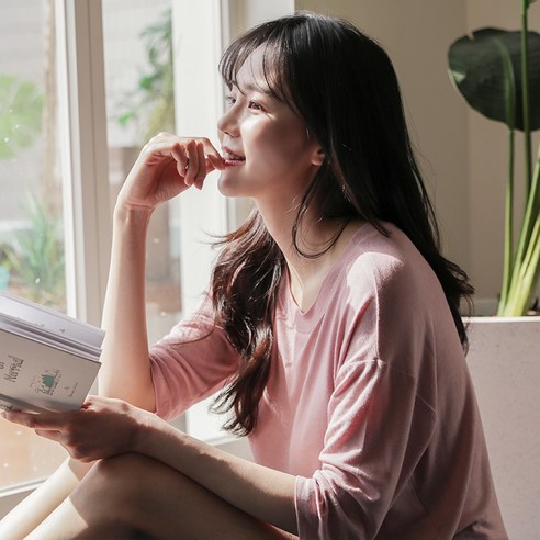  컴포트랩 여성용 노브라티 컴포티 린넨 7부티