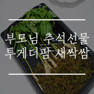  부모님 추석선물 투게더팜 새싹인삼으로 효도하기