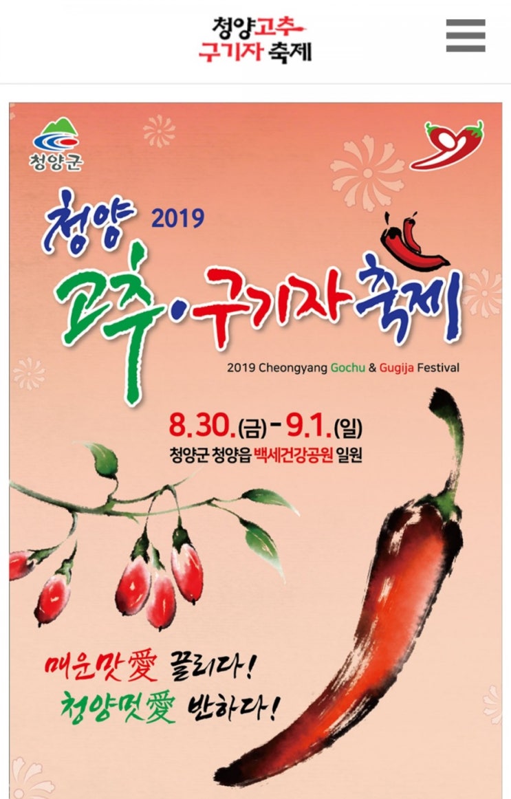  청양 고추구기자 축제