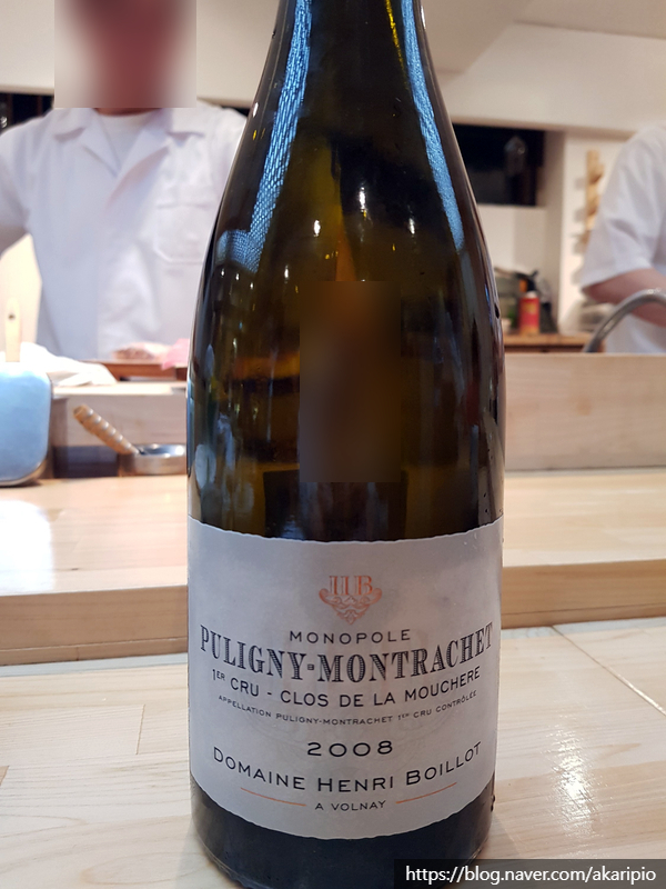  Domaine Henri Boillot, Puligny-Montrachet 1er Cru Clos de la Mouchere, 2008 (앙리 부아요 퓔리니 끌로 드 라 무셰르)