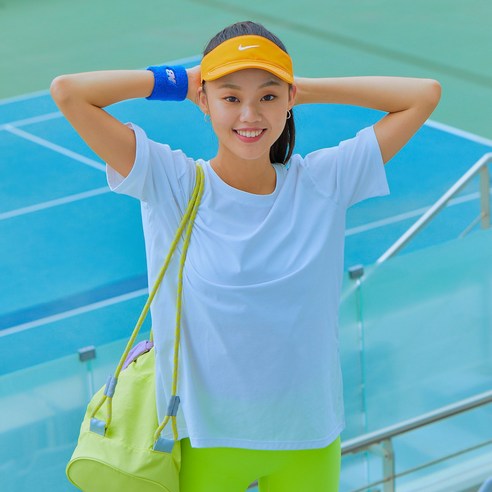  [안다르본사] 숏슬리브 에어핏 화이트 (AIWT-14001)