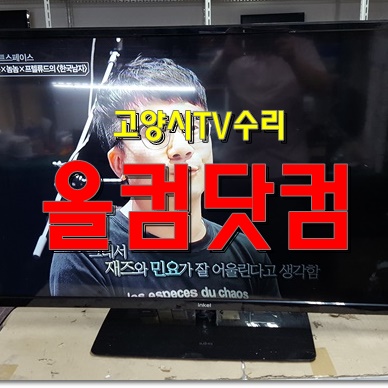  고양시 TV수리 전문 인켈 INKEL SD48MK 티비 출장AS LED백라이트 교체