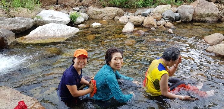  막바지 더위속에 지리산둘레길 걷기