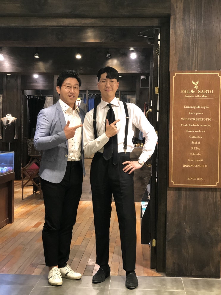  김현욱 아나운서가 선택한 젠틀한 맞춤정장 벨사르토