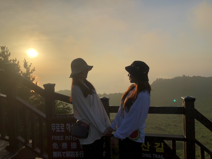  [제주살이+29/스텝일기]제주 일출은 역시 성산일출봉,카페오르다,출출
