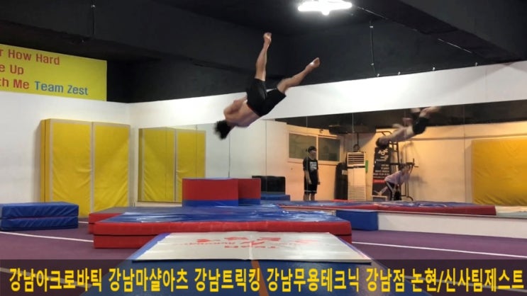  강남아크로바틱 강남마샬아츠 강남트릭킹 강남덤블링 강남기계체조 강남무용테크닉 팀제스트 곽진영 터치라이즈 -팝 - 훌스네퍼  TEAM ZEST 강남점    논현/신사 전문교육학원