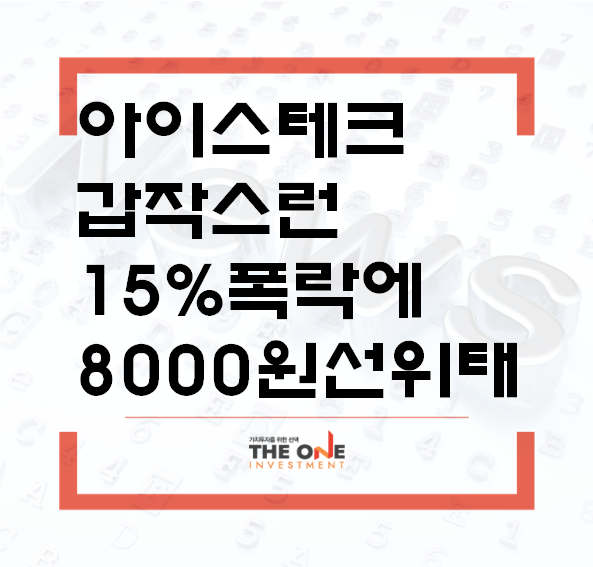  에이스테크 오후 1시 기점으로 급락세… "점심먹고 들어왔더니 15% 하락"