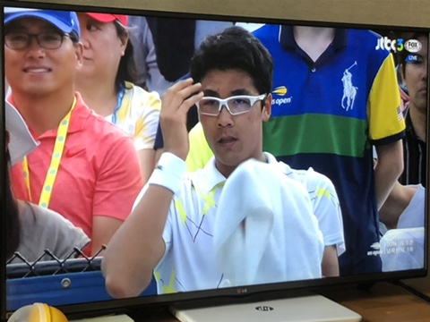  2019 US 오픈  정현 1라운드!!  셋트스코어  2:2   파이널 셋트  시작 합니다 !!