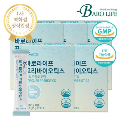  [바로푸드] 바로라이프 프리바이오틱스 생유산균 5g x 30포 1Box 3Box 5Box(41% 할인)